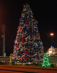 Magical Christmas tree at Pigeon Forge event